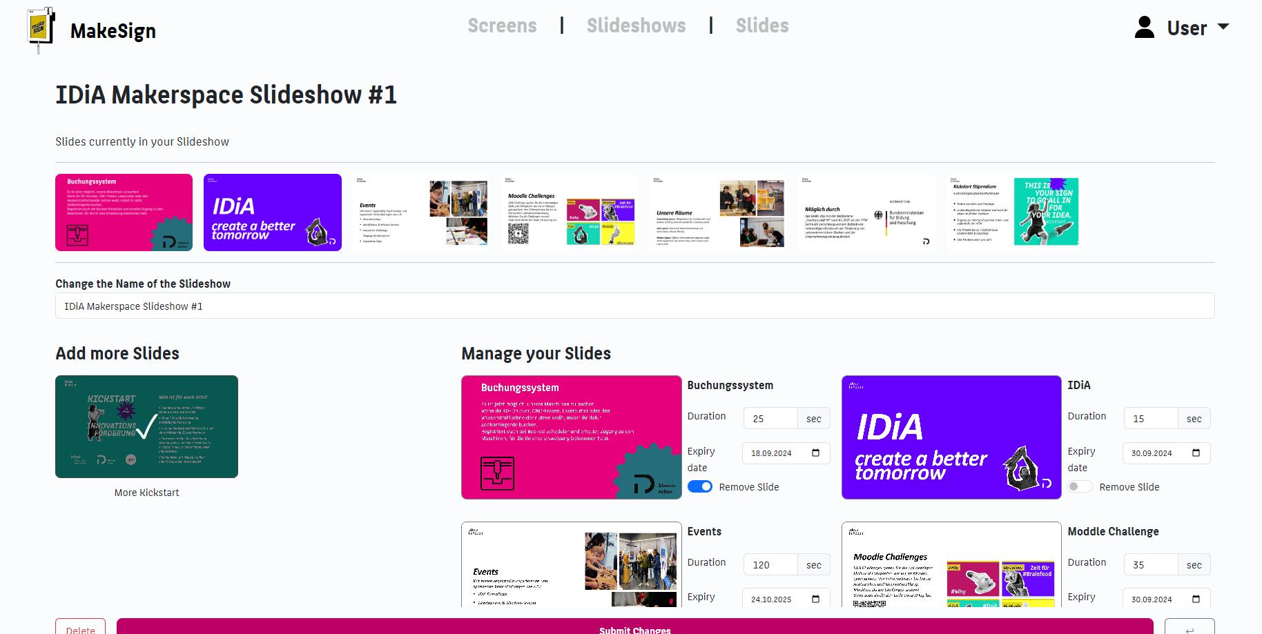 Edit-Slideshows